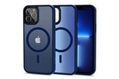 Puhelin - Kannet ja kotelot - Tech-Protect MagMat MagSafe Case for iPhone 12 / 12 Pro - Navy Matte - 9490713933084