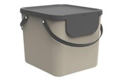 Siivous - rotho Albula - recycling bin - 40 L - plastic - cappuccino - 24 Miesiace Gwarancji