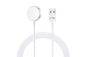 Puhelin - Adapterit & Laturit - Tech-Protect UltraBoost Inductive Magnetic Charger with USB-A Connector for Apple Watch 1.2m - White - 9490713932773
