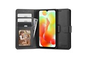 Puhelin - Kannet ja kotelot - Tech-Protect Wallet Case for Xiaomi Redmi 12C - Black - 9490713933756