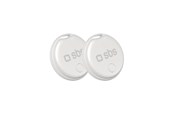 Puhelin - Muut lisävarusteet - SBS Track My Circle locator compatible with Apple Find My set of 2 - white - TEFINDTAGAP2SET
