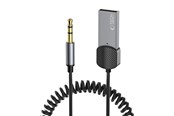 USB kaapelit - Tech-Protect  UltraBoost audio mini jack 3.5mm (male) / Bluetooth adapter - grey - 9490713933824
