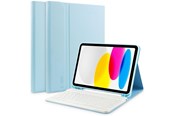 Tabletti - Kannet & Suojakotelot - Tech-Protect SC Pen + Keyboard Case for iPad 10.9" 2022 - Light Blue - 9490713934630