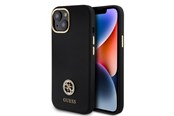 Puhelin - Kannet ja kotelot - GUESS Silicone Logo Strass 4G Case for iPhone 15 - Black - 3666339148485