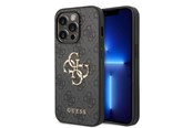 Puhelin - Kannet ja kotelot - GUESS GUHCP15L4GMGGR iPhone 15 Pro 6.1" gray/gray hardcase 4G Big Metal Logo - 3666339171568
