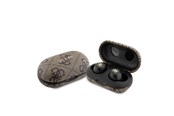 Kuulokkeet - GUESS 4G Metal Bluetooth headphones with ENC docking station - brown - 3666339220846