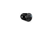 Puhelin - Adapterit & Laturit - Puro Mini 30W Power Delivery 2 x USB-C Car Charger - Black - FCMCHUSBCC30WBLK