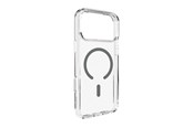 Puhelin - Kannet ja kotelot - Puro Lite Mag TPU+PC Case Compatible with MagSafe for iPhone 17 Pro Max - Transparent with Gray Ring - PUIPC17P69LITEMDKGR