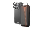 Puhelin - Kannet ja kotelot - SBS set with D3O technology for iPhone 16 Pro - case + glass screen and camera protector - transparent - TEKITD3OIP1661P