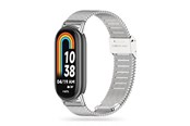Smartwatch - Lisävarusteet - Tech-Protect MilaneseBand Strap for Xiaomi Smart Band 8 / 8 NFC - Silver - 9490713935170