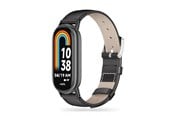 Smartwatch - Lisävarusteet - Tech-Protect Leatherfit Strap for Xiaomi Smart Band 8 / 8 NFC - Black - 9490713935347