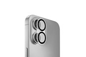 Puhelintarvikkeet - Näytönsuojat - Puro Camera Standard Tempered Glass for iPhone 17 / iPhone 16 for Camera Island and Lenses - PUSDGLIPHONE17