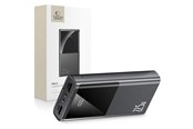 Powerbank - Tech-Protect Powerbank PB13 20000mAh 22.5W 2x USB-A / USB-C / Lightning with USB-C / USB-A cable - grey Powerbank - Harmaa - 20000 mAh - 9490713931608