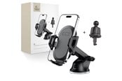 Puhelin - Muut lisävarusteet - Tech-Protect V5 Car Phone Holder for Cockpit / Air Vent - Black - 9490713933909