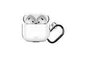 Puhelin - Adapterit & Laturit - Puro 0.3 Nude Case for AirPods 4 - Transparent - PUAPC403NUDETR