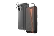 Puhelin - Kannet ja kotelot - SBS set with D3O technology for iPhone 16 - case + glass screen and camera protector - transparent - TEKITD3OIP1661