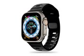 Smartwatch - Lisävarusteet - Tech-Protect IconBand Line Strap for Apple Watch 4 / 5 / 6 / 7 / 8 / 9 / SE / Ultra 1 / 2 (42 / 44 / 45 / 49 mm) - Black - 9490713934852