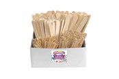 Rakennussarjat - Colorations - Wooden Craft Sticks Miscellaneous Classroom Set 1200 pcs. - CHCPCS