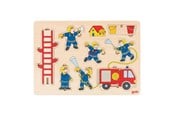 Palapelit - Intex Goki Wooden Stacking Puzzle Fire Brigade 8 pcs. Puu - 5220295