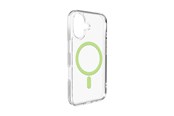 Puhelin - Kannet ja kotelot - Puro Lite Mag TPU+PC Case Compatible with MagSafe for iPhone 17 - Transparent with Green Ring - PUIPC1763LITEMGRN
