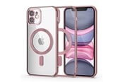 Puhelin - Kannet ja kotelot - Tech-Protect MagShine Line MagSafe Case for iPhone 11 - Pink - 9490713935361