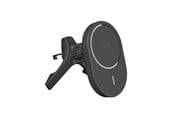 Puhelin - Muut lisävarusteet - Puro Car Holder with Qi2 Charger MagSafe Compatible - Black - PUSH2QIMAGBLK
