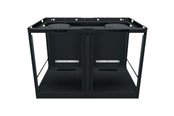 Seinäkiinnitys, AV-kiinnikkeet & AV-kalusteet - Middle Atlantic C5 Series Credenza Racks C5-FF31-2 rack - for AV System - black - Max - recommended for - C5-FF31-2