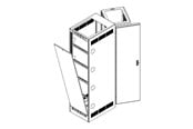 Räkit - Rack - Middle Atlantic 37RU Rear Access Panel for WR Racks - WR-RAP-37