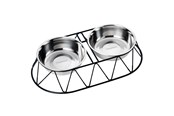 Koirat - Dogman Menja ruokabaari Black 2x700 ml - 369814