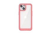 Puhelin - Kannet ja kotelot - Hurtel iPhone 15 Plus Outer Space Reinforced Case with a Flexible Frame - Red - 9145576279632