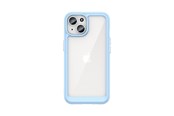 Puhelin - Kannet ja kotelot - Hurtel iPhone 15 Plus Outer Space Reinforced Case with Flexible Frame - Blue - 9145576279625