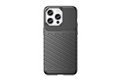 Puhelin - Kannet ja kotelot - Hurtel Armored iPhone 15 Pro Max Thunder Case - Black - 9145576279557