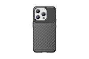 Puhelin - Kannet ja kotelot - Hurtel Armored iPhone 15 Pro Thunder Case - Black - 9145576279533