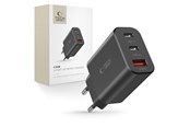 Puhelin - Adapterit & Laturit - Tech-Protect NC30W AC Charger 2x USB-C PD 30W / USB-A QC 3.0 - Black - 9490713935231