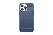 Puhelin - Kannet ja kotelot - Hurtel Flexible Carbon Pattern Case for iPhone 15 Pro Carbon Case - Blue - 9145576279465