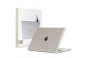 Laukut - Tech-Protect SmartShell Case for MacBook Air 15" M2 / M3 / 2023-2024 - Transparent - 9490713935729