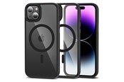 Puhelin - Kannet ja kotelot - Tech-Protect MagMat MagSafe Case for iPhone 15 - Clear Black - 9490713936467