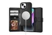 Puhelin - Kannet ja kotelot - Tech-Protect Wallet MagSafe Case for iPhone 15 - Black - 9319456603910