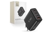 Puhelin - Adapterit & Laturit - Tech-Protect NC100W-GAN GaN 3x USB-C PD 100W / USB-A QC 3.0 Charger - Black - 9490713935101