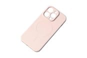 Puhelin - Kannet ja kotelot - Hurtel MagSafe Compatible Silicone Case for iPhone 15 Pro Max Silicone Case - Cream - 9145576279991