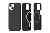 Puhelin - Kannet ja kotelot - Tech-Protect Silicone MagSafe Case for iPhone 13 / 14 - Black - 9319456604948