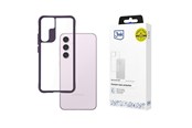 Puhelin - Kannet ja kotelot - 3mk Satin Armor Case+ Purple for Samsung Galaxy S24 - Transparent - 5903108592864