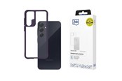 Puhelin - Kannet ja kotelot - 3mk Satin Armor Case+ Purple for Samsung Galaxy A55 5G - transparent - 5903108568166