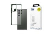 Puhelin - Kannet ja kotelot - 3mk Satin Armor Case+ Green for Samsung Galaxy S24 Ultra - transparent - 5903108592765