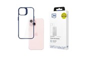 Puhelin - Kannet ja kotelot - 3mk Satin Armor Case+ Blue for Apple iPhone 15 - transparent - 5903108592628