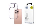 Puhelin - Kannet ja kotelot - 3mk Satin Armor Case+ Purple for Apple iPhone 16 Pro - Transparent - 5903108592833