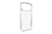 Puhelin - Kannet ja kotelot - Puro Lite Mag TPU+PC Case Compatible with MagSafe for iPhone 17 Pro Max - Transparent with White Ring - PUIPC17P69LITEMAGTR