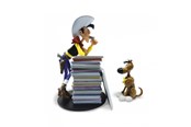 Fanituotteet - Plastoy - Lucky Luke & Rantanplan Figurine (Pile of Albums) - Figuuri - 3521320003917