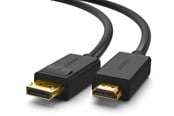 Näyttökaapeli - UGREEN unidirectional DisplayPort to HDMI Cable 4K 30Hz 32 AWG 1.5m Black (DP101 10239) - 10239-ugreen