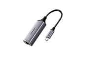 Verkkokortit (verkkosovittimet, tulostuspalvelimet jne.) - UGREEN external network adapter RJ45 - USB Type C (1000 Mbps / 1 Gbps) Gigabit Ethernet gray (CM199) - 6957303857371